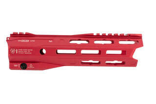 Strike Industries Gridlok LITE 8.5-inch Complete Handguard in Red is machined from aluminum